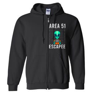 Alien Funny Alien Lover UFO Area 51 Alien Humor Alien Full Zip Hoodie