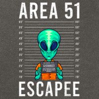 Alien Funny Alien Lover UFO Area 51 Alien Humor Alien Cotton Canvas Backpack