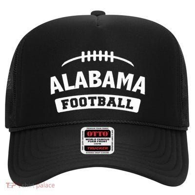 Alabama Footbal High Crown Mesh Back Trucker Hat