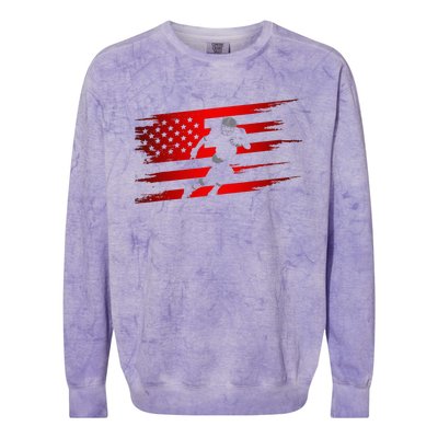 American Football Apparel Football Colorblast Crewneck Sweatshirt