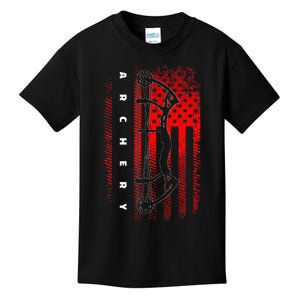 American Flag Archery Kids T-Shirt