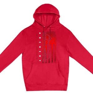 American Flag Archery Premium Pullover Hoodie