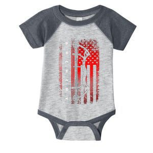 American Flag Archery Infant Baby Jersey Bodysuit