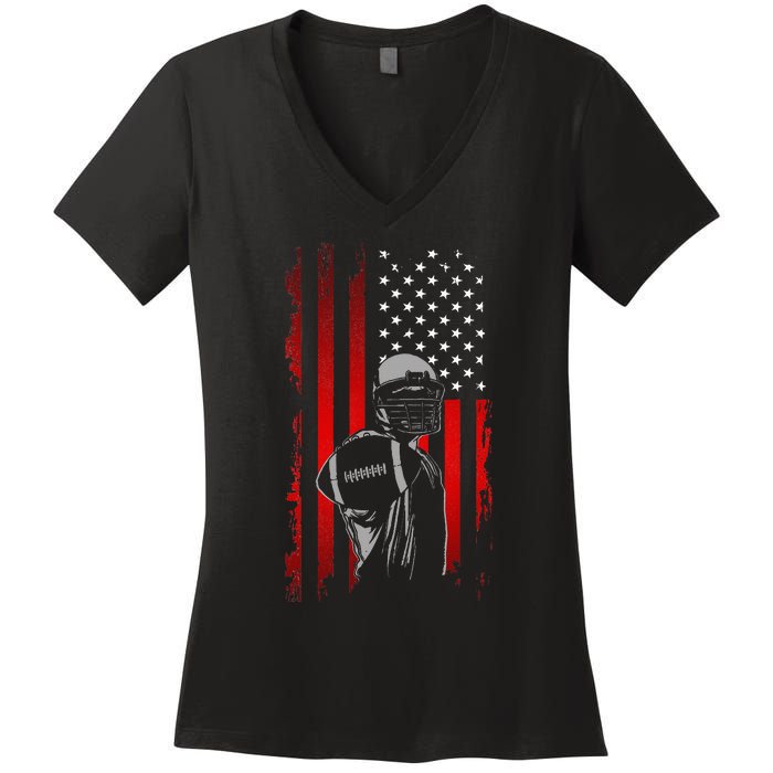 American Football Women's V-Neck T-Shirt