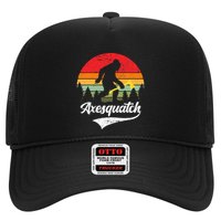 Axesquatch Funny Axe Throwing Retro Axe Thrower Trucker Hat