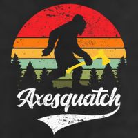 Axesquatch Funny Axe Throwing Retro Axe Thrower Trucker Hat