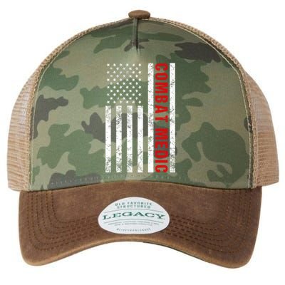 American Flag Army Combat Medic Great Gift Legacy Tie Dye Trucker Hat