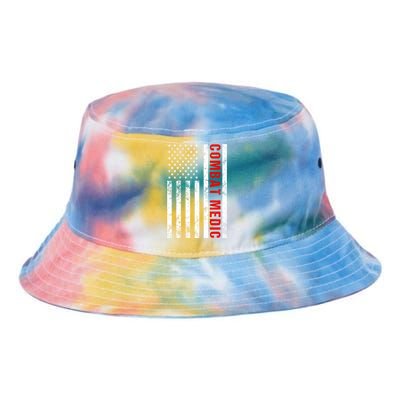 American Flag Army Combat Medic Great Gift Tie Dye Newport Bucket Hat