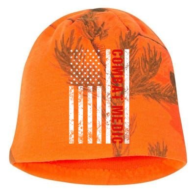 American Flag Army Combat Medic Great Gift Kati - Camo Knit Beanie