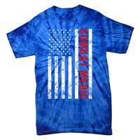 American Flag Army Combat Medic Great Gift Tie-Dye T-Shirt