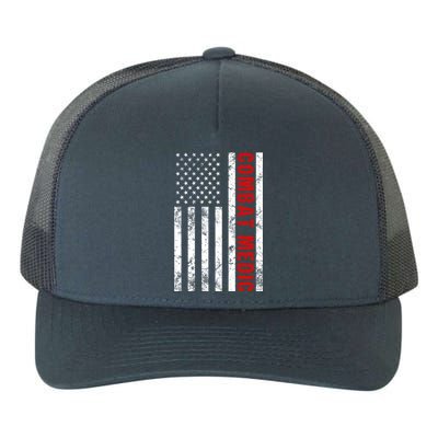 American Flag Army Combat Medic Great Gift Yupoong Adult 5-Panel Trucker Hat