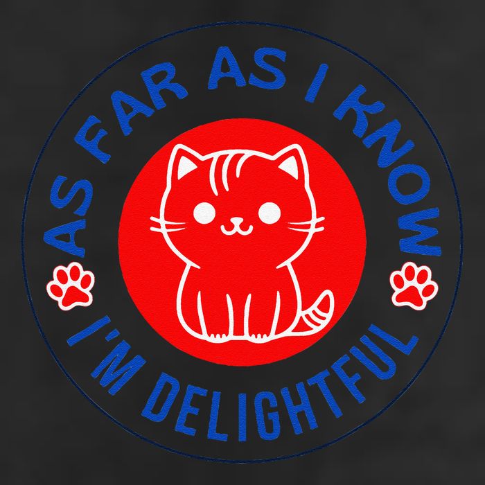 As Far As I Know Im Delightful Cute Kitty Owner Humor Adult Drive Performance Visor