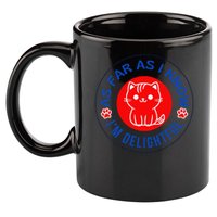As Far As I Know Im Delightful Cute Kitty Owner Humor 11oz C Handle Ceramic Mug