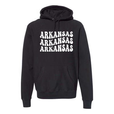 Arkansas Funny Premium Hoodie