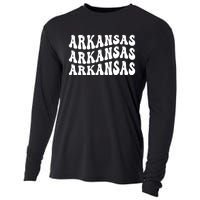 Arkansas Funny Cooling Performance Long Sleeve Crew