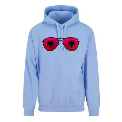 Albania Flag Aviator Sunglasses Unisex Surf Hoodie