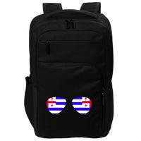 Ajaria Flag Aviator Sunglasses Impact Tech Backpack