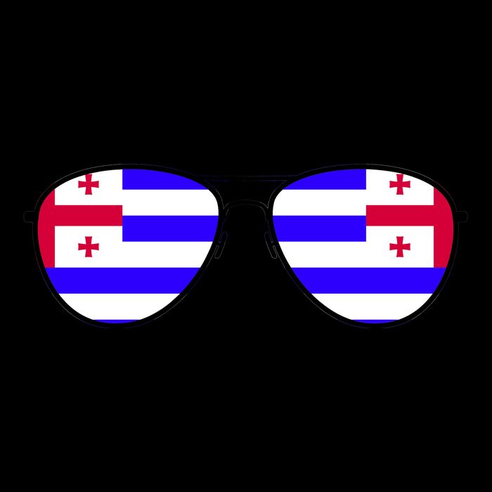 Ajaria Flag Aviator Sunglasses Impact Tech Backpack
