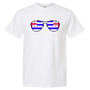 Ajaria Flag Aviator Sunglasses Garment-Dyed Heavyweight T-Shirt