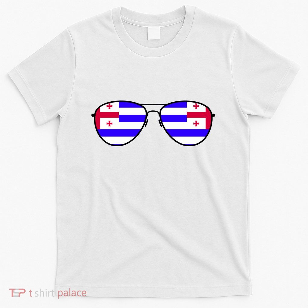 Ajaria Flag Aviator Sunglasses T-Shirt