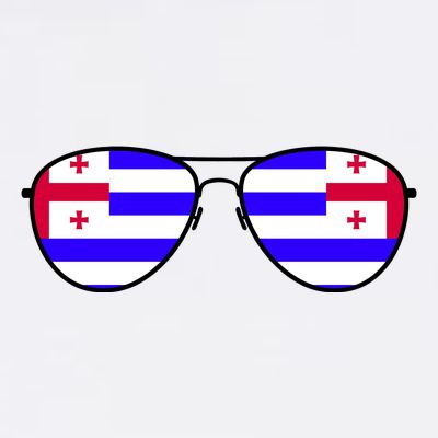 Ajaria Flag Aviator Sunglasses T-Shirt