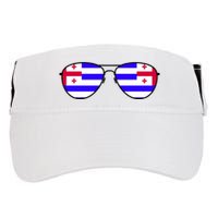 Ajaria Flag Aviator Sunglasses Adult Drive Performance Visor