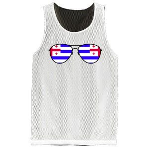 Ajaria Flag Aviator Sunglasses Mesh Reversible Basketball Jersey Tank