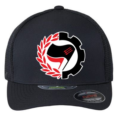 Anti Fascist Action Flexfit Unipanel Trucker Cap