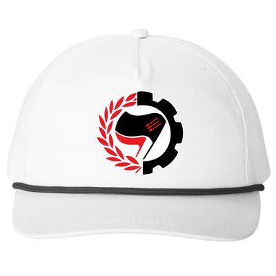 Anti Fascist Action Snapback Five-Panel Rope Hat