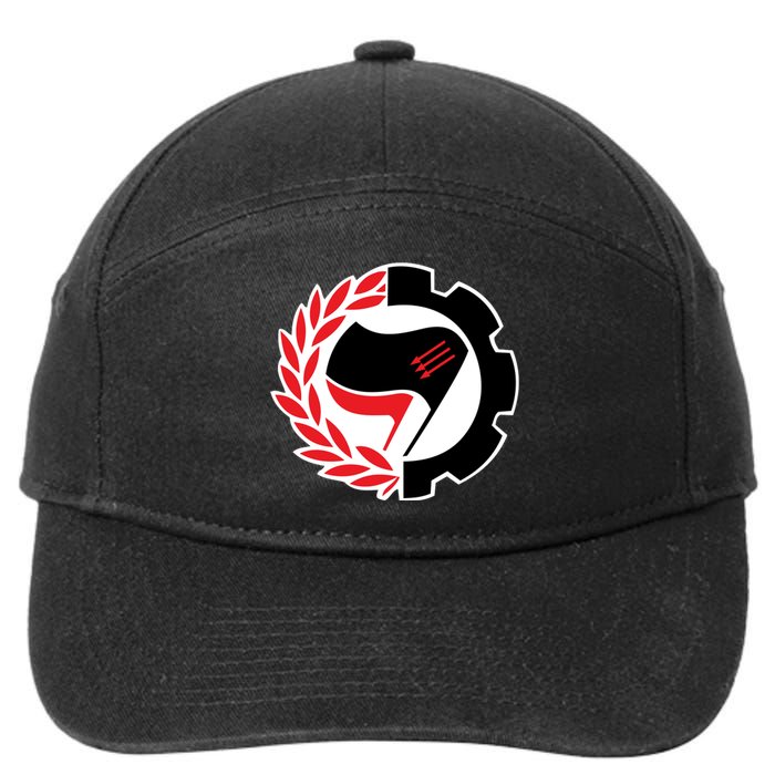 Anti Fascist Action 7-Panel Snapback Hat