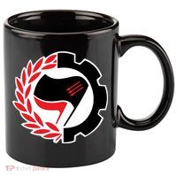 Anti Fascist Action 11oz C Handle Ceramic Mug