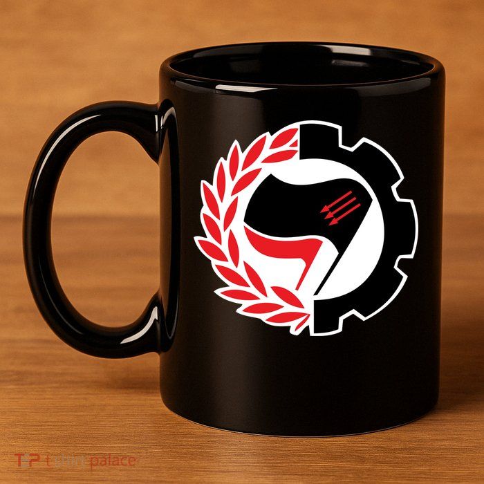 Anti Fascist Action 11oz C Handle Ceramic Mug
