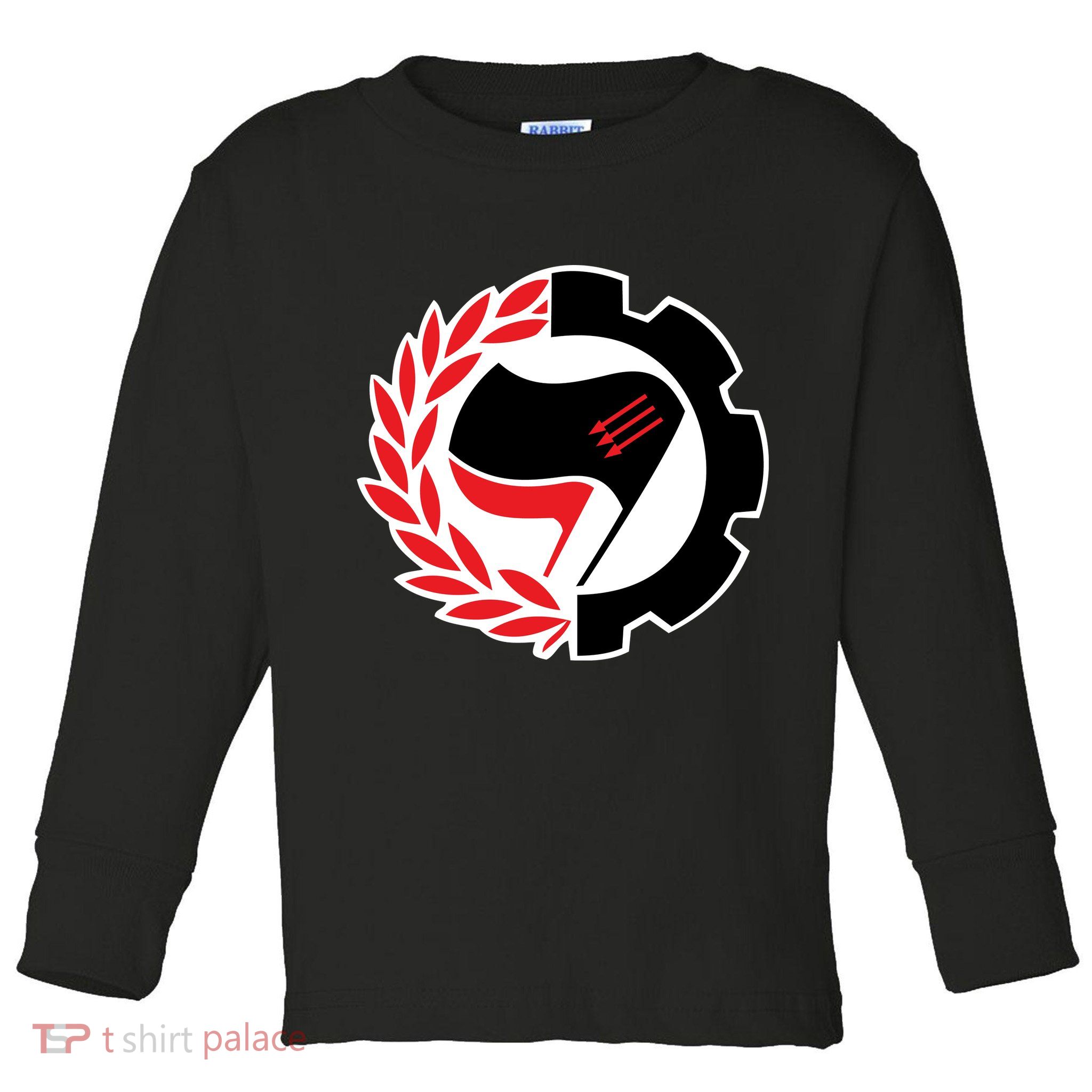 Anti Fascist Action Toddler Long Sleeve Shirt