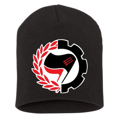 Anti Fascist Action Short Acrylic Beanie