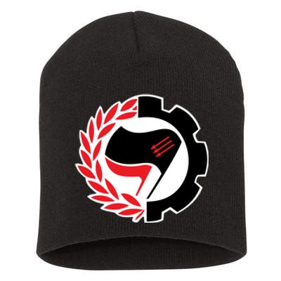 Anti Fascist Action Short Acrylic Beanie