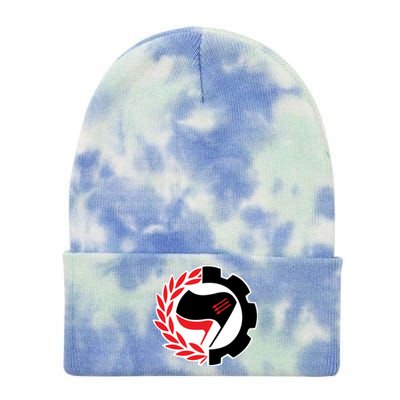 Anti Fascist Action Tie Dye 12in Knit Beanie