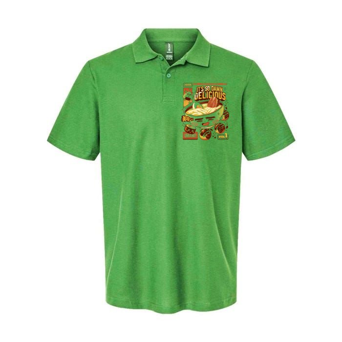 Anime Food Softstyle Adult Sport Polo