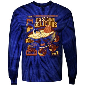 Anime Food Tie-Dye Long Sleeve Shirt