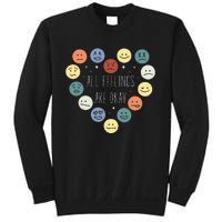 All Feelings Are Okay Mental Health Awareness Month Emotion Sweatshirt