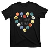 All Feelings Are Okay Mental Health Awareness Month Emotion T-Shirt