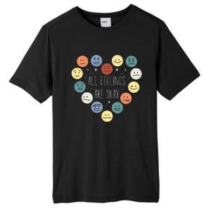 All Feelings Are Okay Mental Health Awareness Month Emotion Tall Fusion ChromaSoft Performance T-Shirt