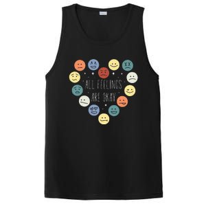 All Feelings Are Okay Mental Health Awareness Month Emotion PosiCharge Competitor Tank