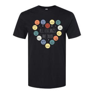 All Feelings Are Okay Mental Health Awareness Month Emotion Softstyle CVC T-Shirt