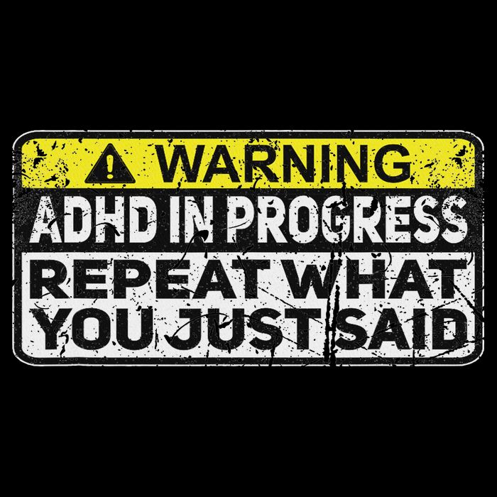 Adhd Funny Adhd In Progress Repeat What You Just Said Sustainable Bucket Hat