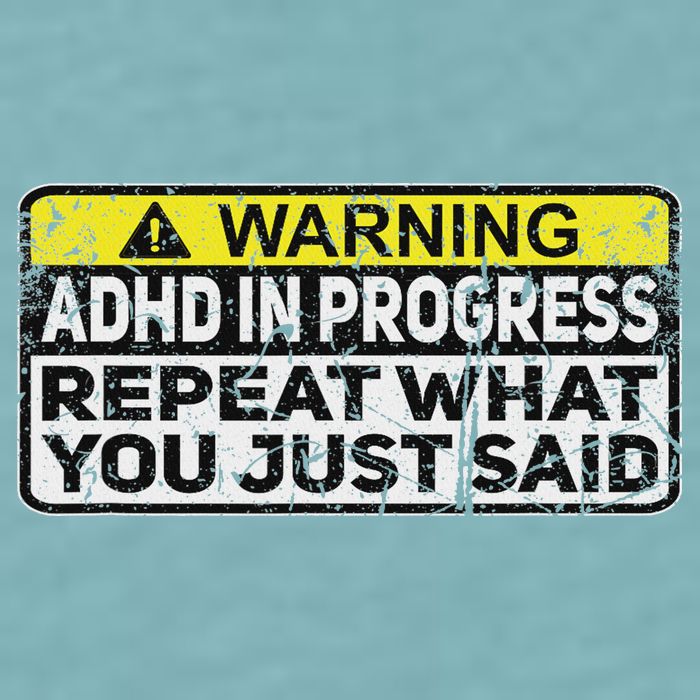 Adhd Funny Adhd In Progress Repeat What You Just Said Sueded Cloud Jersey T-Shirt