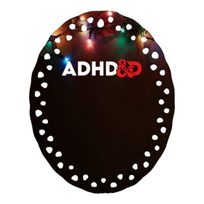 Alex Franqueira Adhd&D Ceramic Oval Ornament