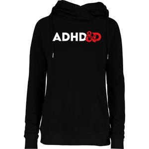 Alex Franqueira Adhd&D Womens Funnel Neck Pullover Hood