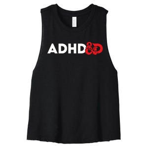 Alex Franqueira Adhd&D Women's Racerback Cropped Tank