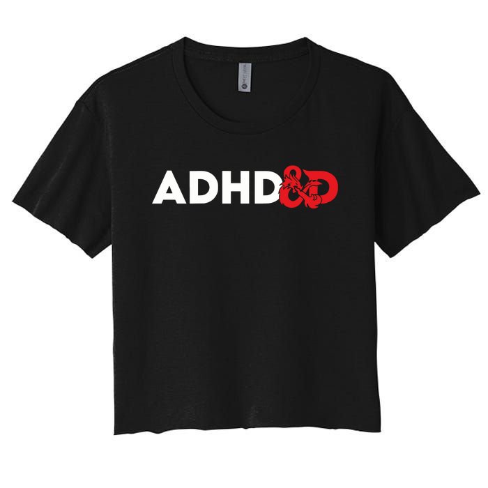 Alex Franqueira Adhd&D Women's Crop Top Tee