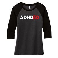 Alex Franqueira Adhd&D Women's Tri-Blend 3/4-Sleeve Raglan Shirt